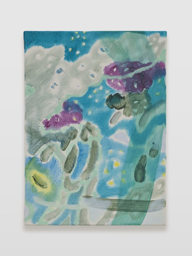 Cosmic Strings II (2025), painting by Yuka Kashihara