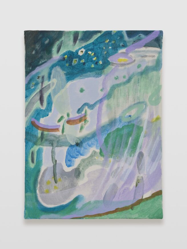 Cosmic Strings III (2025), painting by Yuka Kashihara