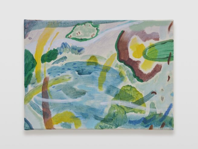Cosmic Strings IV (2025), painting by Yuka Kashihara