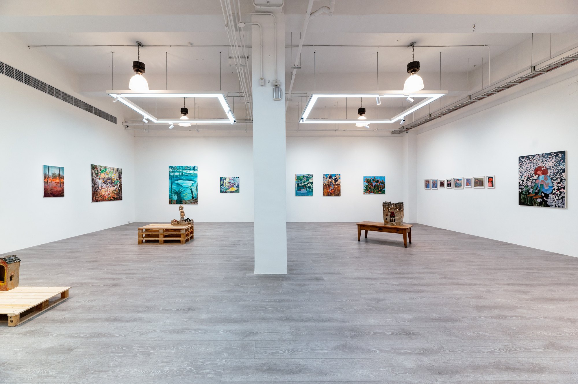 Installation view 1 of Yuka Kashihara’s work in KALEIDOSCOPE, YIRI ARTS, Taiwan, 2021.