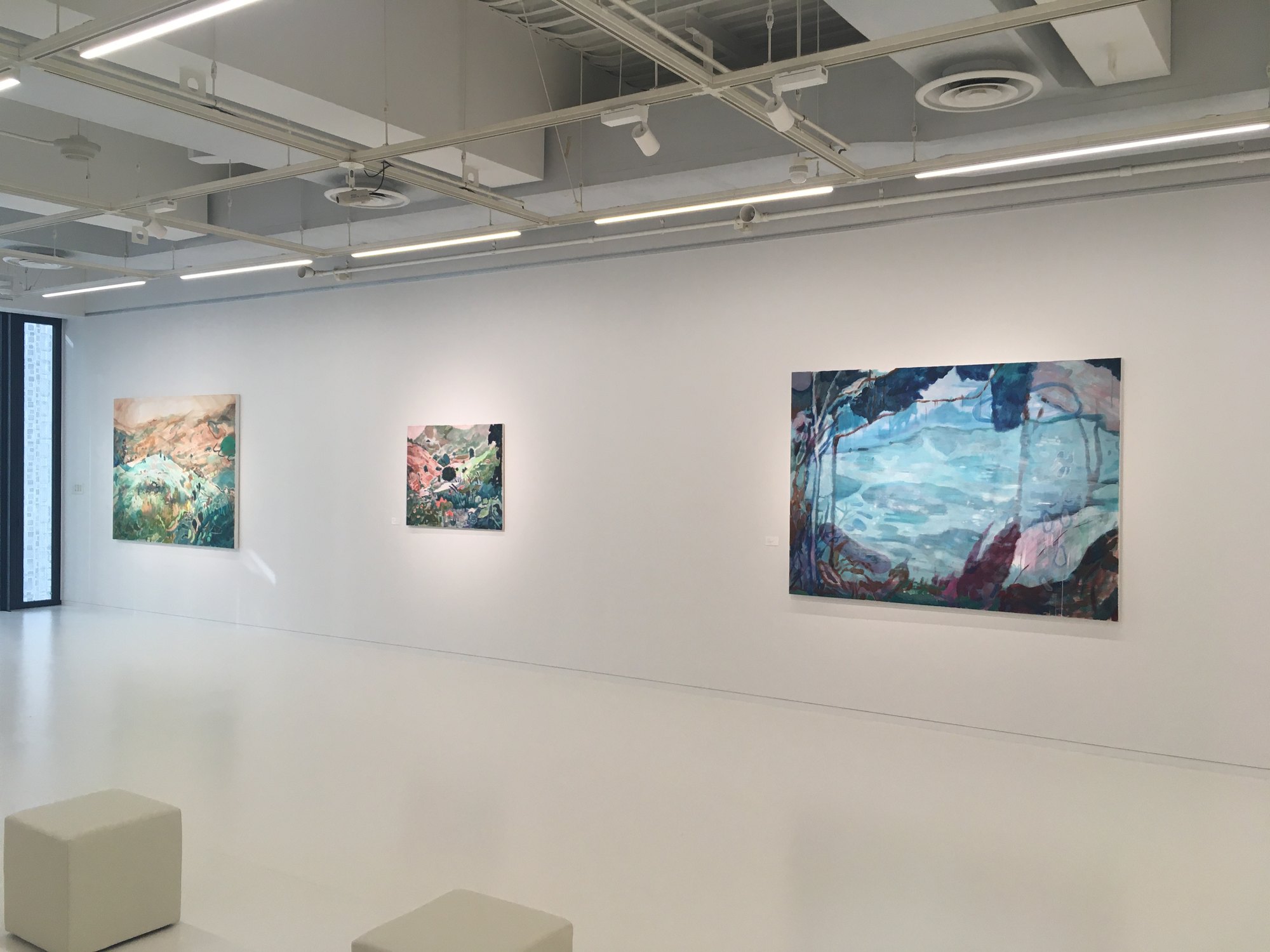 Installation view 7 of Yuka Kashihara’s work in 1:1, POLA Museum Annex, 2021.