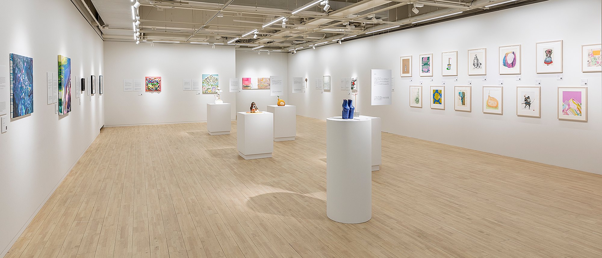 Installation view 1 of Yuka Kashihara’s work in Spring is around the corner, POLA Museum Annex, 2022.