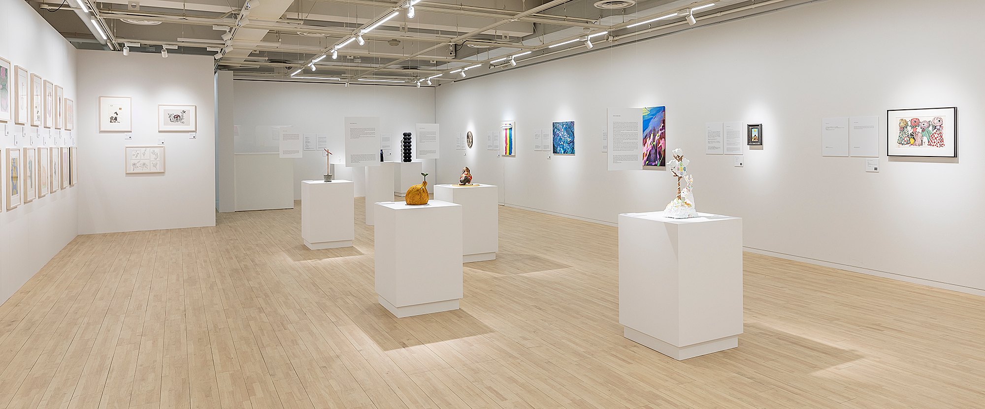Installation view 2 of Yuka Kashihara’s work in Spring is around the corner, POLA Museum Annex, 2022.