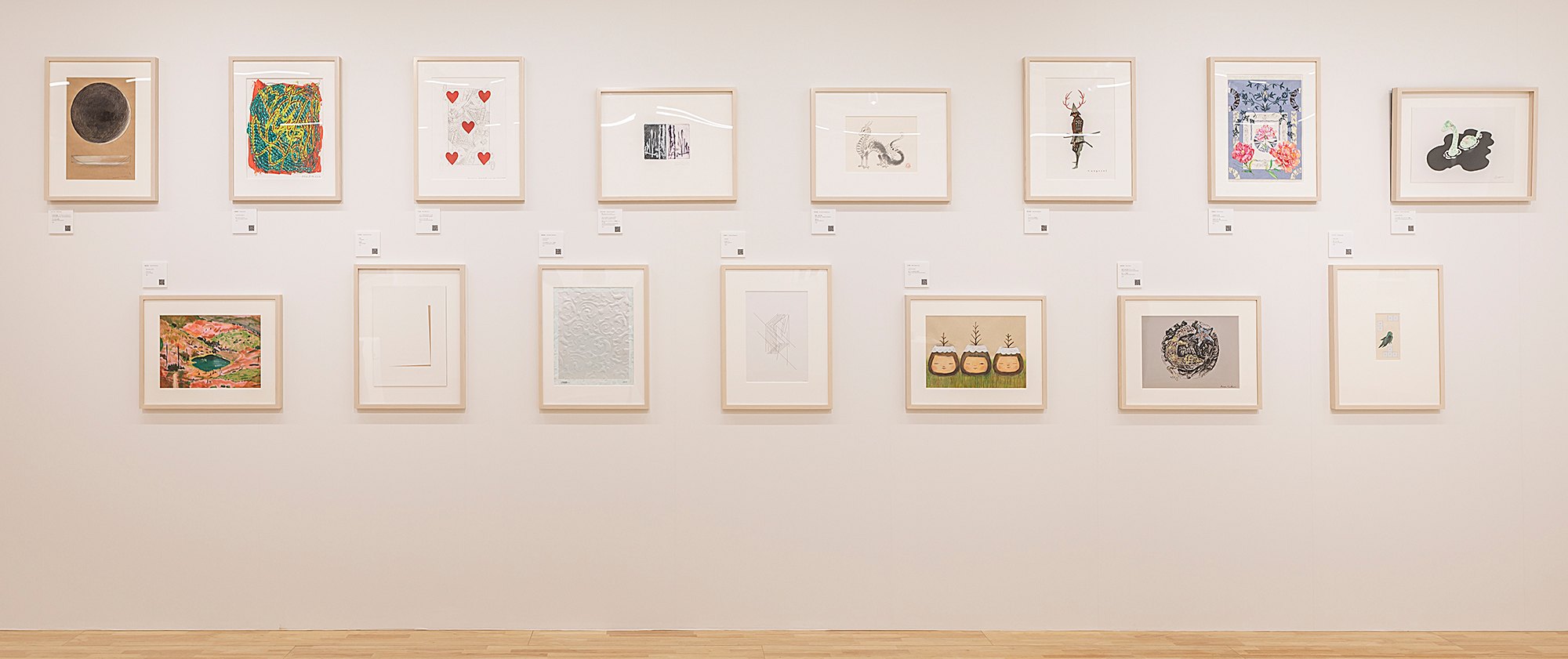 Installation view 1 of Yuka Kashihara’s work in Plastic Revives, POLA Museum Annex, 2023.