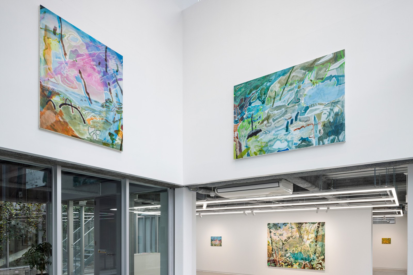 Installation view 3 of Yuka Kashihara’s work in Pile of Signs, Tomio Koyama Gallery, Maebashi, 2024.