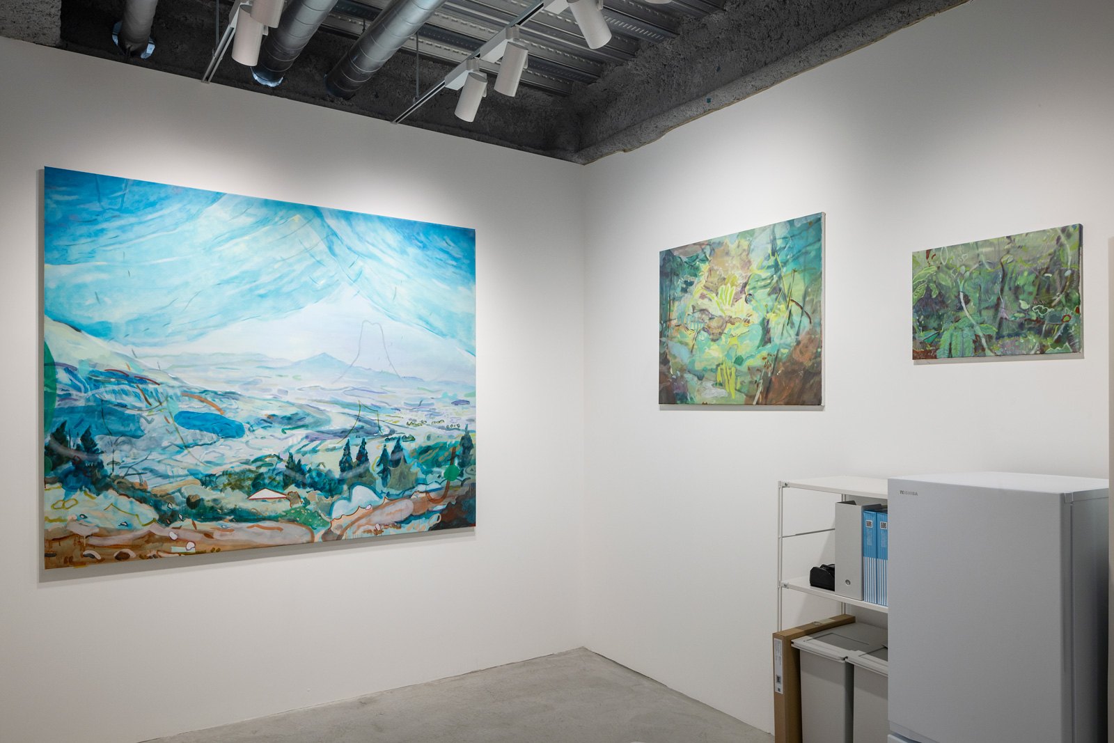 Installation view 8 of Yuka Kashihara’s work in Pile of Signs, Tomio Koyama Gallery, Maebashi, 2024.