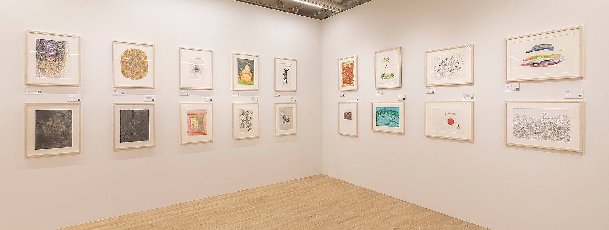 Installation view 1 of Yuka Kashihara’s work in Place in my heart, POLA Museum Annex, 2024.