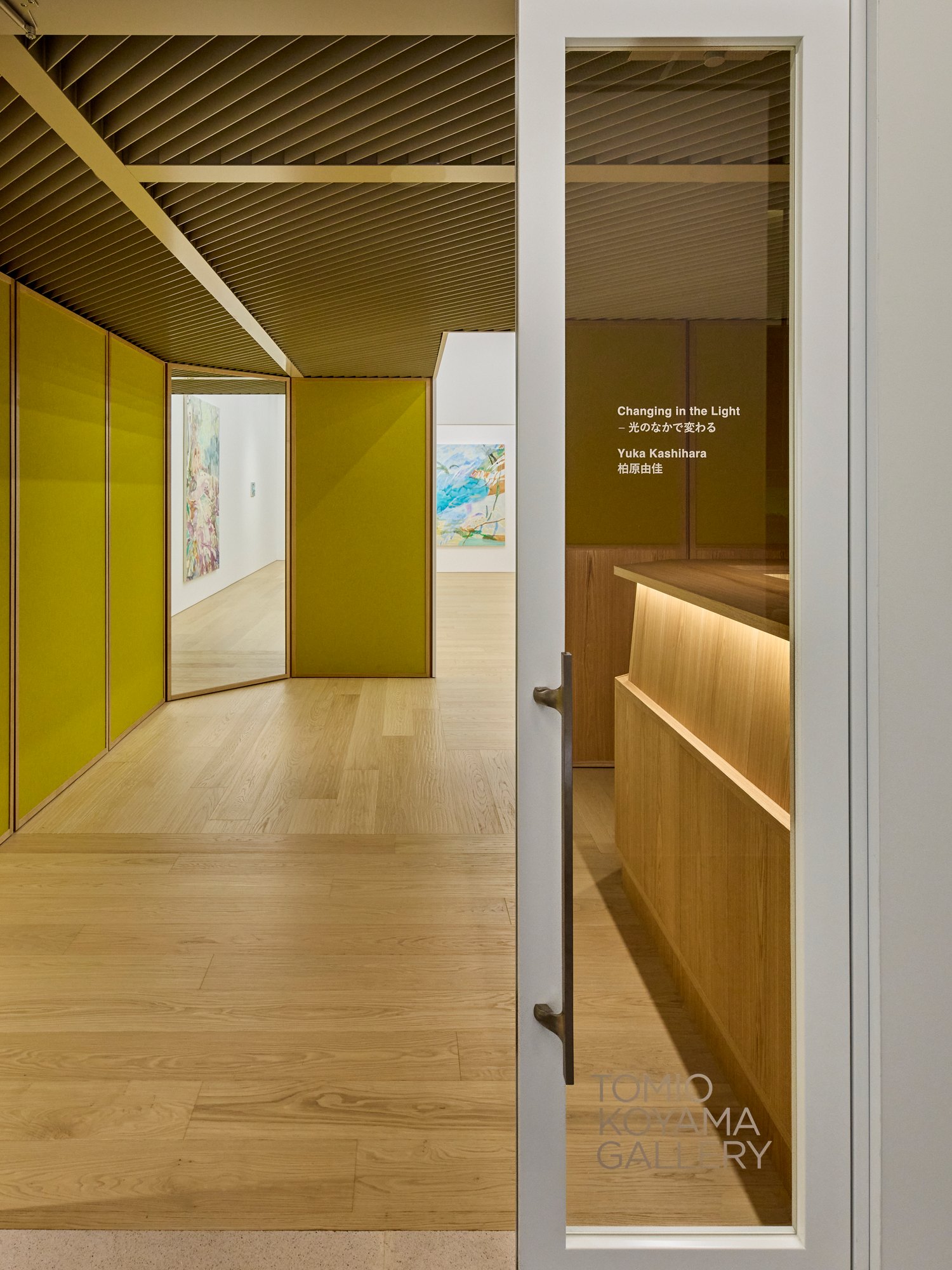 Installation view 12 of Yuka Kashihara’s work in Changing in the Light, Tomio Koyama Gallery, Kyobashi, 2025.