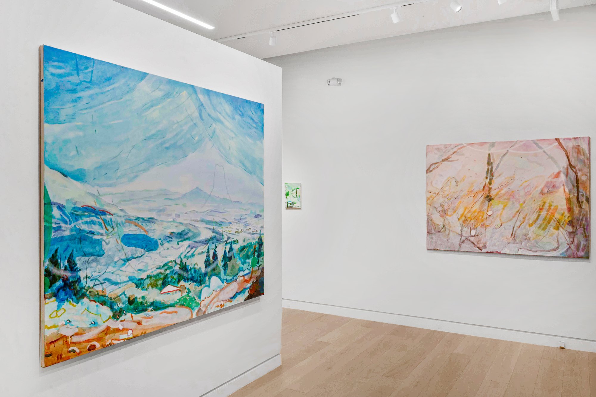Installation view 2 of Yuka Kashihara’s work in Stardust, Acquavella Galleries, Palm Beach, 2025.