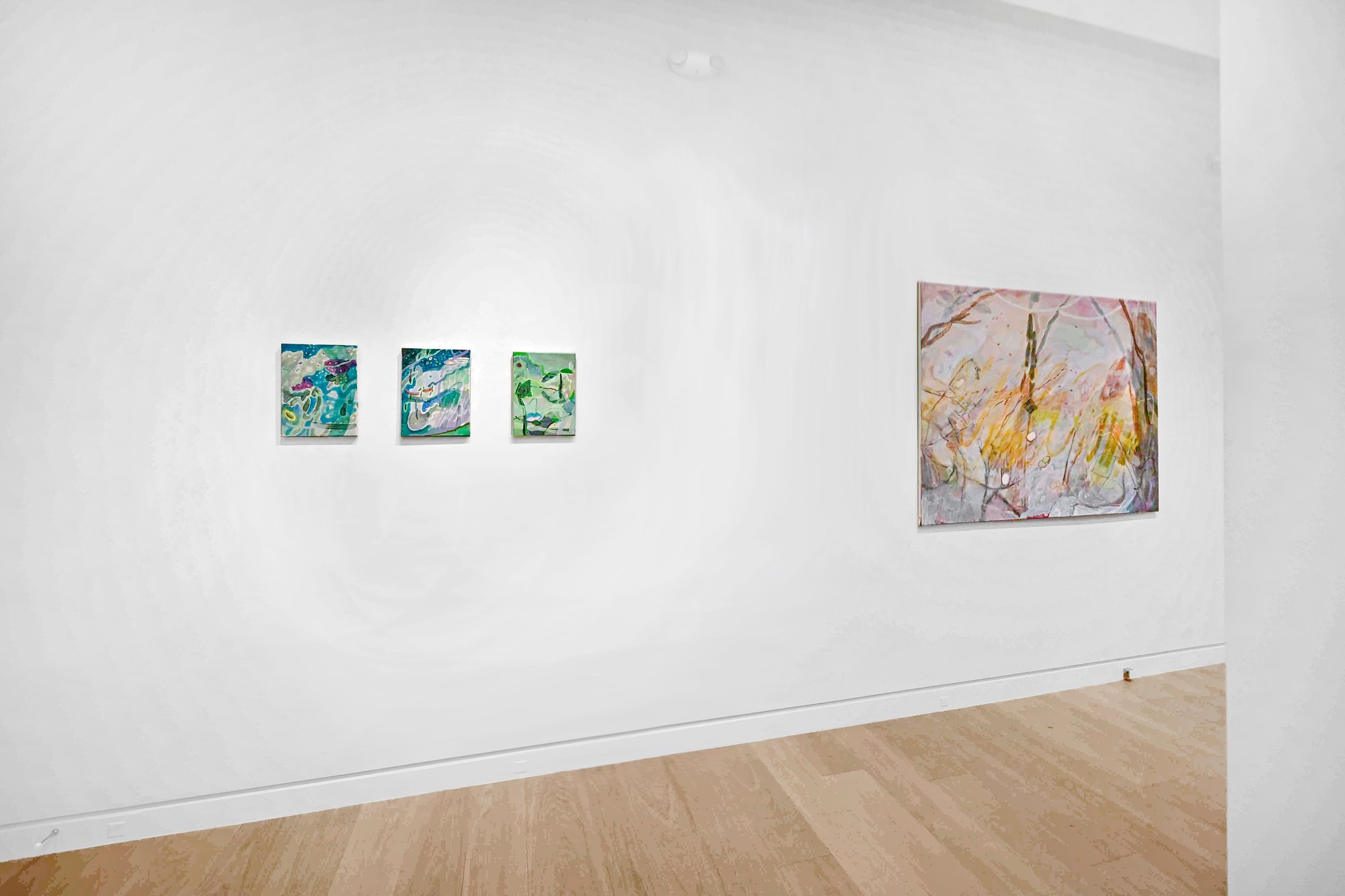 Installation view 3 of Yuka Kashihara’s work in Stardust, Acquavella Galleries, Palm Beach, 2025.