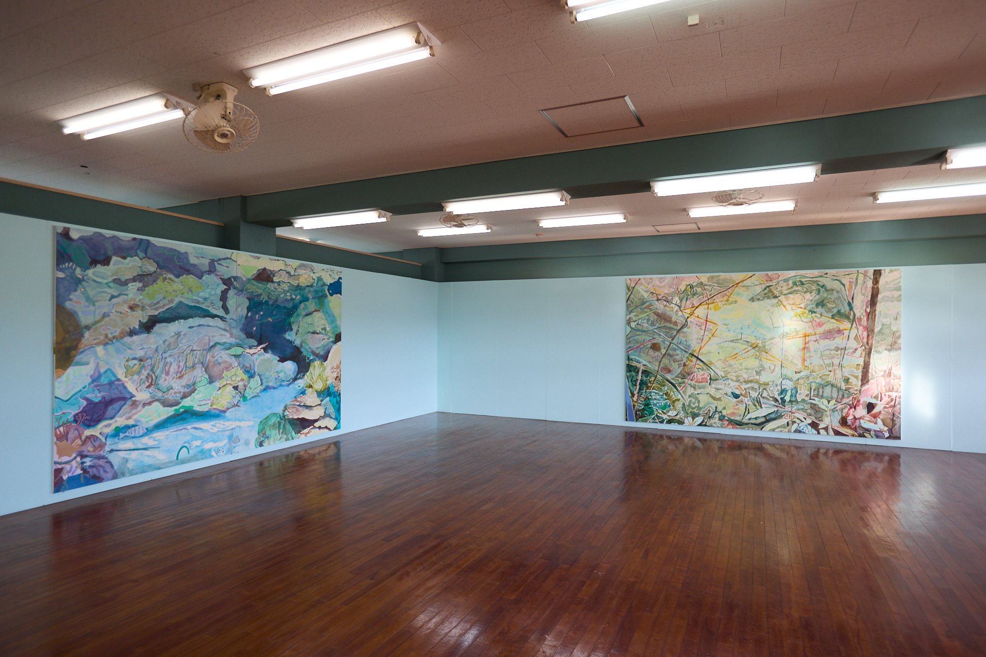 Installation view 1 of Yuka Kashihara’s work in Yambaru Art Festival 2025, Okinawa, 2025.